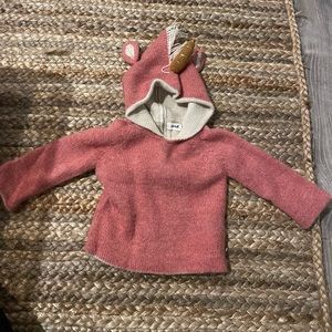 Ouef zip back unicorn sweater